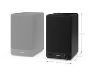 Sharp Bookshelf Speakers Loudspeaker 2-Way Black Wired & Wireless 60 W - W128558617