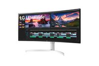 LG Computer Monitor 96.5 Cm (38") 3840 X 1600 Pixels Quad Hd+ Qled White - W128558804