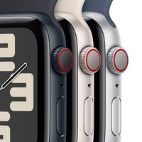 Apple Watch Se Oled 44 Mm Digital 368 X 448 Pixels Touchscreen 4G Silver Wi-Fi Gps (Satellite) - W128558964