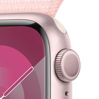 Apple Watch Series 9 41 Mm Digital 352 X 430 Pixels Touchscreen Pink Wi-Fi Gps (Satellite) - W128558982