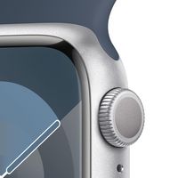 Apple Watch Series 9 41 Mm Digital 352 X 430 Pixels Touchscreen Silver Wi-Fi Gps (Satellite) - W128558973