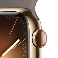 Apple Watch Series 9 41 Mm Digital 352 X 430 Pixels Touchscreen 4G Gold Wi-Fi Gps (Satellite) - W128559058