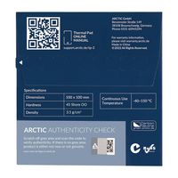 Arctic Tp-3 Premium Performance Thermal Pad 100 X 100 Mm, 1.5 Mm - W128561255