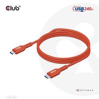 Club3D Usb2 Type-C Bi-Directional Usb-If Certified Cable Data 480Mb, Pd 240W(48V/5A) Epr M/M 1M / 3.23 Ft - W128562346