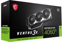 MSI Ventus Geforce Rtx 4060 Ti 3X 8G Oc Nvidia 8 Gb Gddr6 - W128829383