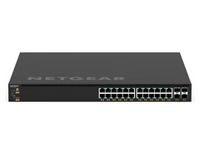 Netgear Gsm4328-100Ajs Managed L3 Gigabit Ethernet (10/100/1000) Power Over Ethernet (Poe) 1U Black - W128564332