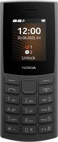 Nokia 105 4G (2023) 4.57 Cm (1.8") 93 G Charcoal Feature Phone - W128564447