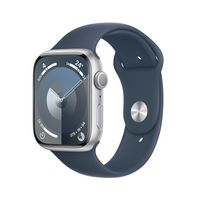 Apple Watch Series 9 45 Mm Digital 396 X 484 Pixels Touchscreen Silver Wi-Fi Gps (Satellite) - W128564959