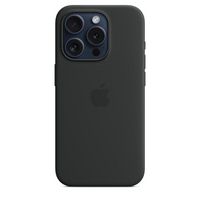 Apple Iphone 15 Pro Silicone Case With Magsafe - Black - W128564977