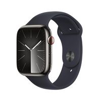Apple Watch Series 9 45 Mm Digital 396 X 484 Pixels Touchscreen 4G Graphite Wi-Fi Gps (Satellite) - W128565003