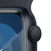 Apple Watch Series 9 41 Mm Digital 352 X 430 Pixels Touchscreen Black Wi-Fi Gps (Satellite) - W128565036
