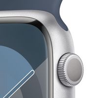 Apple Watch Series 9 45 Mm Digital 396 X 484 Pixels Touchscreen Silver Wi-Fi Gps (Satellite) - W128565100