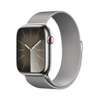 Apple Watch Series 9 45 Mm Digital 396 X 484 Pixels Touchscreen 4G Silver Wi-Fi Gps (Satellite) - W128565111