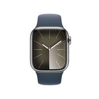 Apple Watch Series 9 41 Mm Digital 352 X 430 Pixels Touchscreen 4G Silver Wi-Fi Gps (Satellite) - W128565117