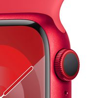 Apple Watch Series 9 Gps + Cellular 41Mm (Product)Red Aluminium Case With (Product)Red Sport Band - S/M - W128565172