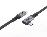 MicroConnect USB-C cable 2m, 100W, 20Gbps, USB 3.2 Gen 2x2, Angled - W128558040