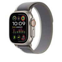 Apple Apple MT5Y3ZM/A Smart Wearable Accessories Band Green, Grey Nylon, Recycled polyester, Titanium, Spandex - W128597212