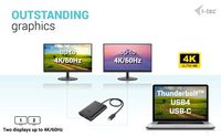 i-tec USB-C Dual 4K/60Hz (single 8K/30Hz) HDMI Video - W128597328