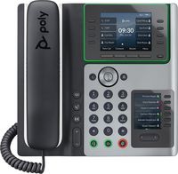 Poly POLY EDGE E400 IP phone Black, Grey 8 lines LCD Wi-Fi - W128598689