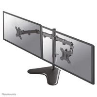 Neomounts Neomounts by Newstar Full Motion Dual Desk Stand for two 10-32" Monitor Screens, Height Adjustable - Black - W124750734