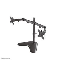 Neomounts by Newstar Neomounts by Newstar Full Motion Dual Desk Stand for two 10-32" Monitor Screens, Height Adjustable - Black - W124750734