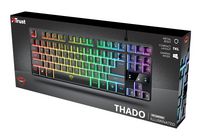 Trust Gxt 833 Thado Keyboard Usb Czech Black, Silver - W128780374