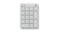 Microsoft Number Pad Numeric Keypad Universal Bluetooth White - W128780371