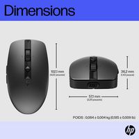 HP 715 Rechargeable Multi-Device Mouse - W128781369