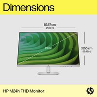 HP M24H Computer Monitor 60.5 Cm (23.8") 1920 X 1080 Pixels Full Hd Led Silver - W128781536