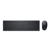 Dell Km5221W Keyboard Mouse Included Rf Wireless Qwertz Czech, Slovakian Black - W128783895