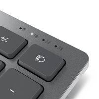 Dell Km7120W Keyboard Mouse Included Rf Wireless + Bluetooth Qwertz Czech, Slovakian Grey, Titanium - W128783900
