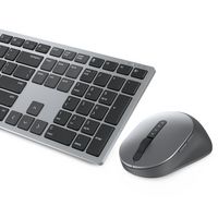 Dell Km7321W Keyboard Mouse Included Rf Wireless + Bluetooth Qwertz Czech, Slovakian Grey, Titanium - W128783902