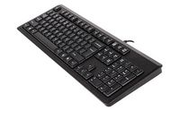 A4Tech Comfort Key Keyboard Usb + Ps/2 Qwerty English Black - W128783911