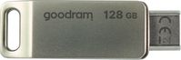 Goodram Oda3 Usb Flash Drive 128 Gb Usb Type-A / Usb Type-C 3.2 Gen 1 (3.1 Gen 1) Silver - W128784445