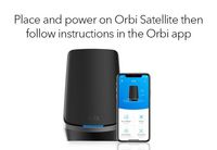 Netgear Orbi Quad-Band Wifi 6E Mesh Add-On Satellite, 10.8Gbps – Black Edition - W128784994