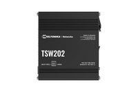 Teltonika TSW202 MANAGED SWITCH 8 x port PoE+ switch with 2 x SFP ports for fibre optic communication - W128789764