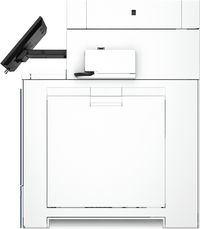 HP Color Laserjet Enterprise Flow Mfp 5800Zf Printer, Print, Copy, Scan, Fax, Automatic Document Feeder; Optional High-Capacity Trays; Touchscreen; Terrajet Cartridge - W128781189