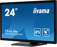 iiyama 23,8" PCAP Bezel Free,1920x1080,IPS,DP, HDMI,525cd/m²,Palm Rejection,USB Touch, USB-HUB 2x 3.0, Speakers - W128609725