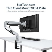 StarTech.com StarTech.com Thin Client Mount - Mini PC VESA Mount - Adjustable .7 to 2.8" - Under Desk Computer Mount - Mac Mini Monitor Mount (ACCSMNT) - W124545113