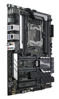 Asus Intel X299, LGA 2066, 8x DDR4 DIMM, 4x PCIe 3.0 x16, 1x PCIe 3.0 x4, 2x M.2, U.2, 6x SATA III, LAN, USB 3.1, S/PDIF, ATX, 304.8x243.8 mm - W124892682