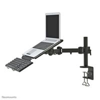 Neomounts Neomounts by Newstar Desk Mount (clamp) for Laptop, Height Adjustable - Black - W124883094