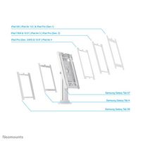 Neomounts by Newstar desk grommet, lockable tablet casing for Apple iPad, PRO, Air & Samsung Galaxy Tab - W126992616