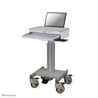 Neomounts Le support médical NewStar pour ordinateur portable, modèle MED- M100 est un lieu de travail mobile pour un ordinateur portable, un clavier et une souris. - W124890023