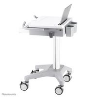 Neomounts NewStar Medical Mobile Stand for Laptop, keyboard & mouse, Height Adjustable - White - W124390290