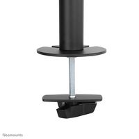 Neomounts Newstar Full Motion Dual Desk Mount (clamp & grommet) for two 10-32" Monitor Screens, Height Adjustable - Black - W124750733