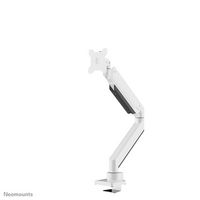 Neomounts NM-D775WHITEPLUS Full Motion desk monitor arm (clamp & grommet) for 10-49" Curved Monitor Screens, Height Adjustable (gas spring) - White - W128371314