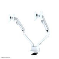 Neomounts Neomounts by Newstar Full Motion Desk Mount (clamp & grommet) for 10-32" Monitor Screen, Height Adjustable (gas spring) - White - W126813315