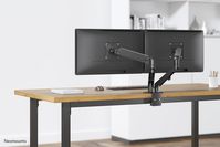 Neomounts Neomounts by Newstar DS70-700BL2 full motion monitor desk mount for 17-27" screens - Black - W126813317