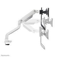 Neomounts DS75S-950WH2 full motion desk monitor arm for 17-27" screens - White - W128453962
