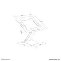Neomounts DS20-740BL1 foldable laptop stand for 11-15? laptops - Black - W128794079